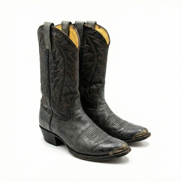 Durango Other - Durango Leather Cowboy Boots Charcoal